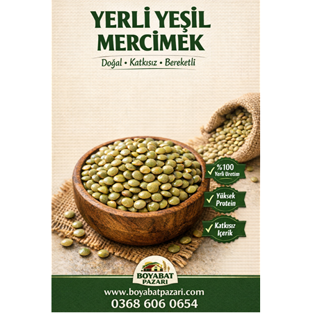 YERLİ KÖY YEŞİL MERCİMEK